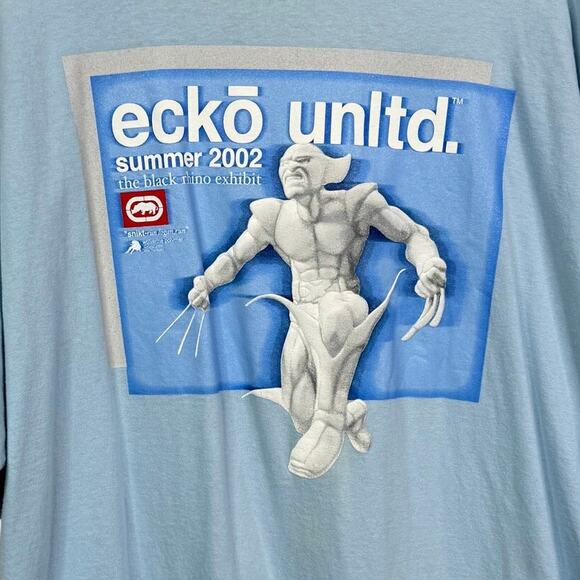 Vintage Ecko Unltd Marvel 02 Wolverine Black Rhino The Classic 1972 Tee Size XXL - Picture 2 of 11
